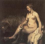 REMBRANDT Harmenszoon van Rijn Bathsheba Bathing with King David-s Letter oil painting picture wholesale